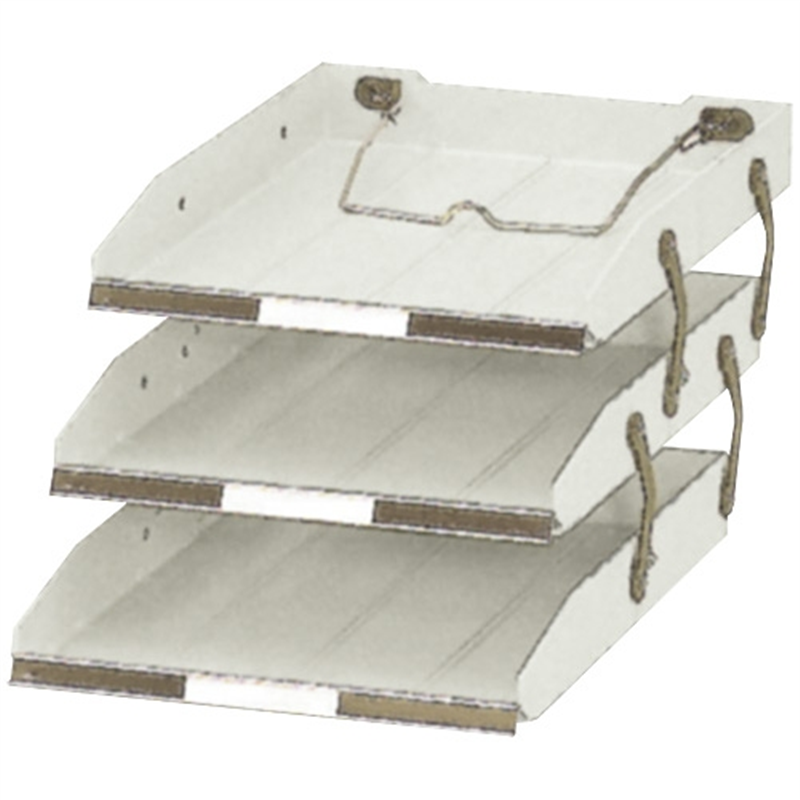 エヌケイ オープントレー 350P A4 ネオグレー 1個（ご注文単位1個）【直送品】