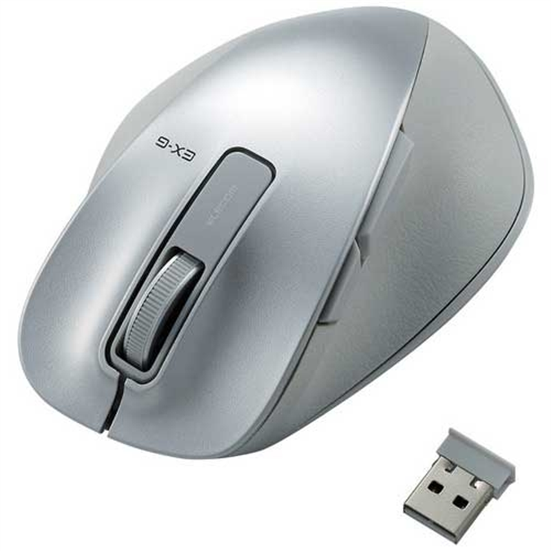 エレコム 握りの極み 無線 2.4GHz M-XGM10DBSV/EC 1個（ご注文単位1個）【直送品】