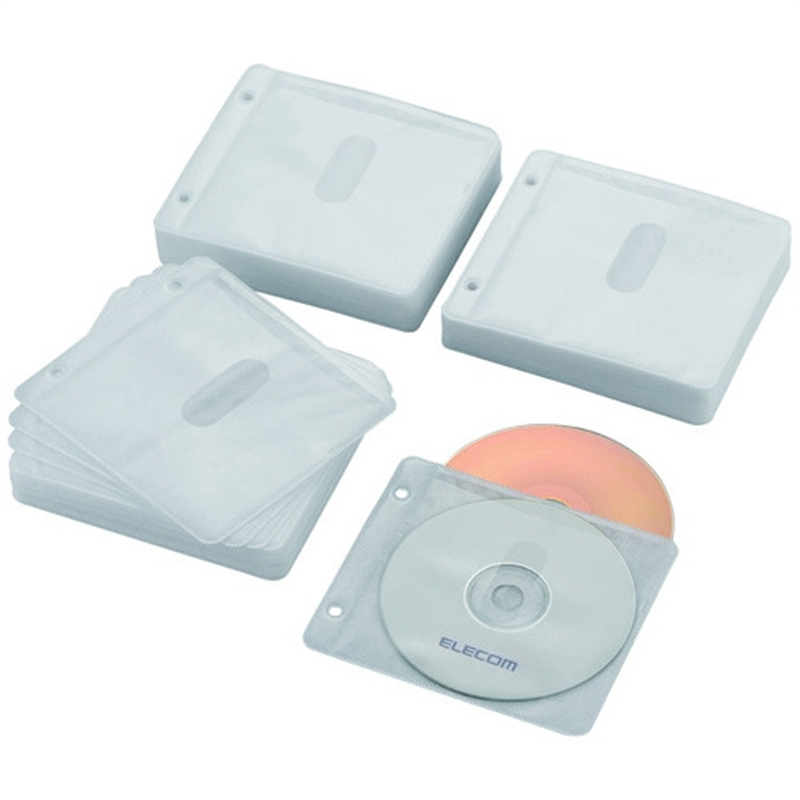 エレコム BD・DVD・CD追加用ポケットCCD-NBWB240WH 1個（ご注文単位1個）【直送品】