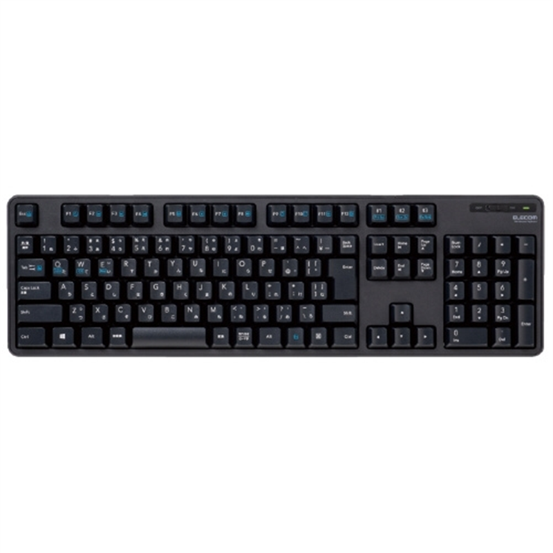 エレコム Bluetoothフルキーボード TK-FBM112BK 1個（ご注文単位1個）【直送品】