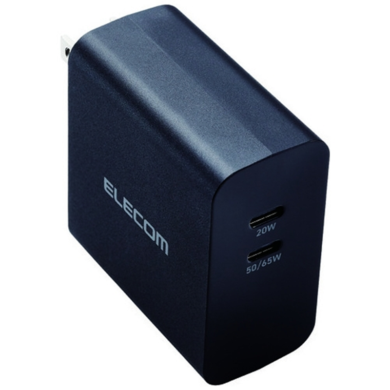 エレコム PD70W AC充電器(C×2) MPA-ACCP4570BK 1個（ご注文単位1個）【直送品】