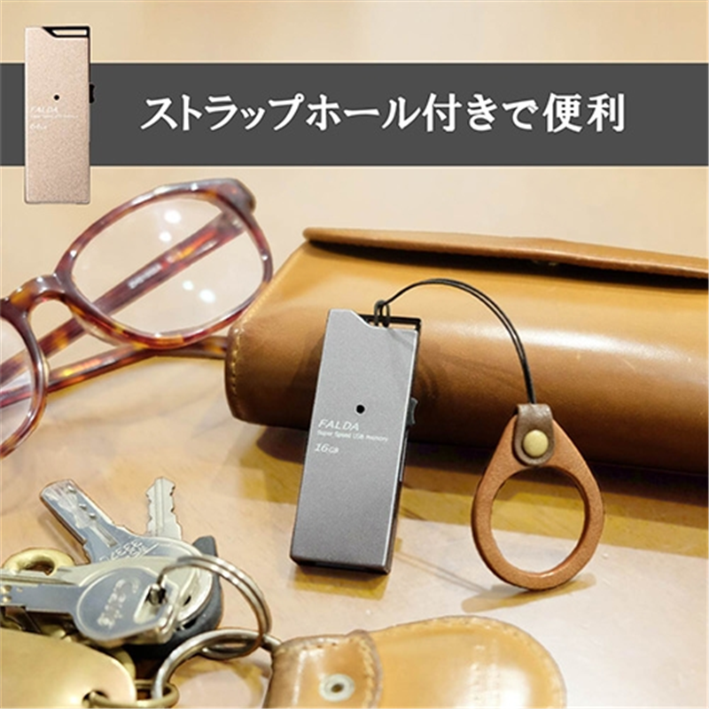 エレコム USBメモリ3.0 スライド64GB MF-DAU3064GGD 1個(ご注文単位1個)【直送品】