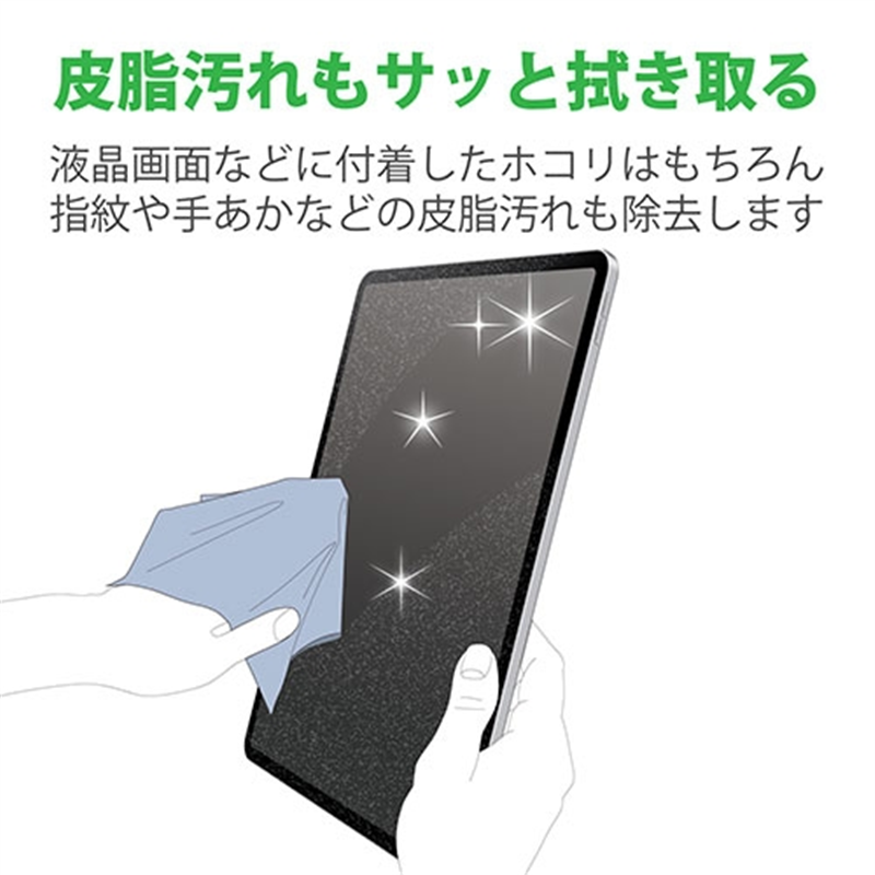 エレコム クリーニングクロス KCT-004BU 1個（ご注文単位1個）【直送品】