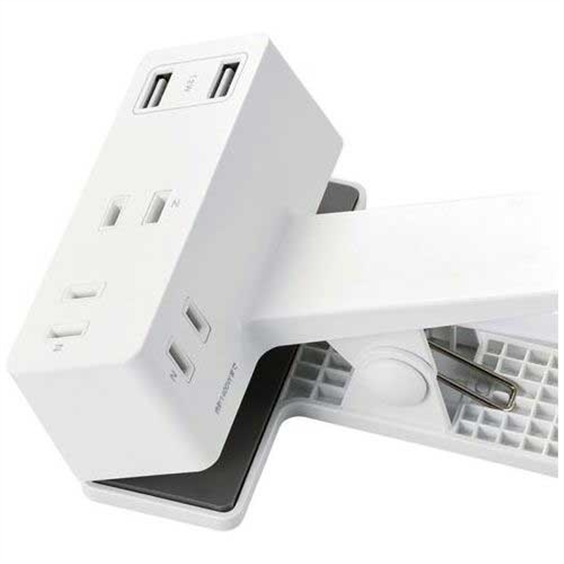 エレコム クリップタップ Aポート付 1.5m ECT-3015WH 1個（ご注文単位1個）【直送品】