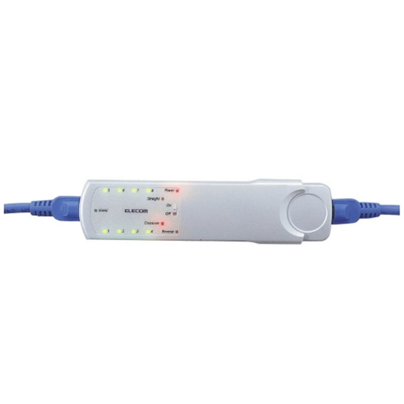 エレコム ケーブルテスター LD-RCTEST3 白 1個(ご注文単位1個)【直送品】