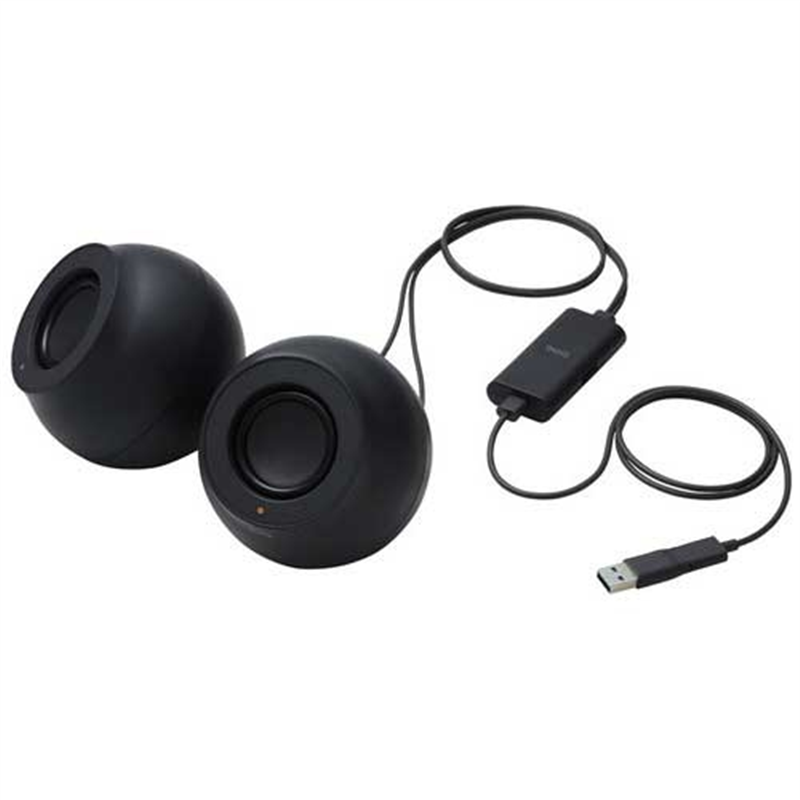 エレコム スピーカーStina Type-C SP-P10CUSBBK 1個（ご注文単位1個）【直送品】