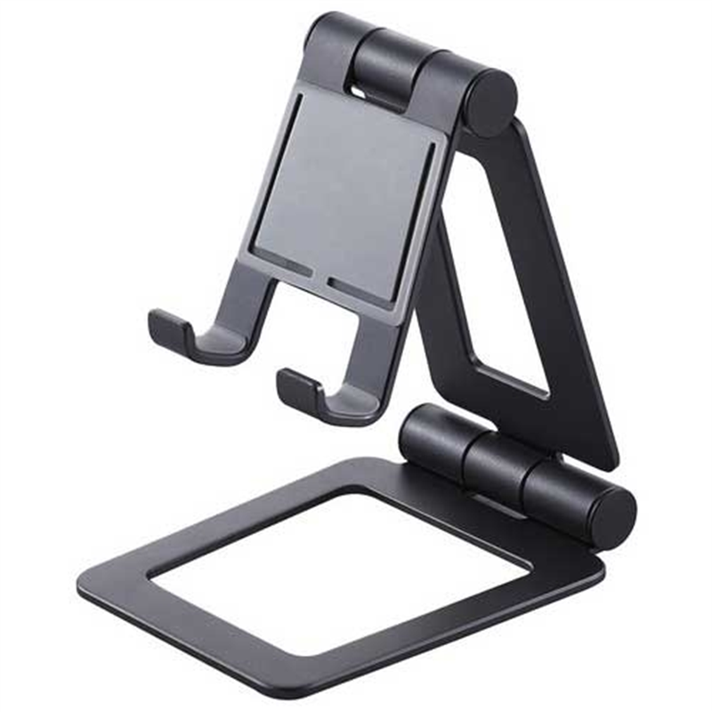 エレコム タブレット用アルミスタンドTB-DSCHALBK 1個（ご注文単位1個）【直送品】