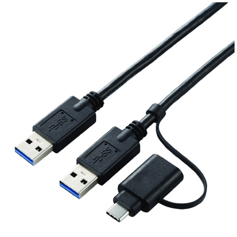 エレコム データ移行ケーブル Win-Mac対応Type-C付 1個（ご注文単位1個）【直送品】