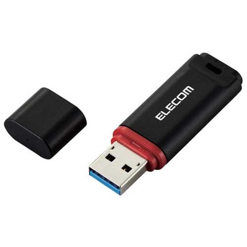 エレコム データ復旧付USBメモリ32GB MF-DRU3032GBKR 1個(ご注文単位1個)【直送品】