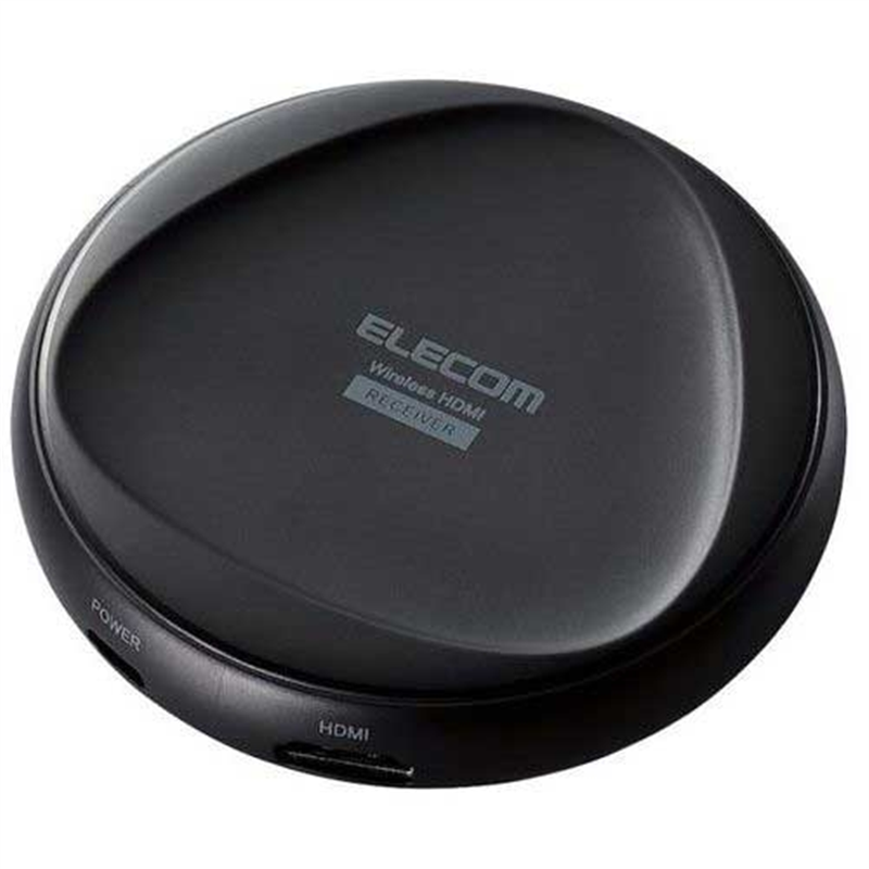 エレコム ワイヤレスHDMIエクステンダー DH-WLRX1BK 1個(ご注文単位1個)【直送品】