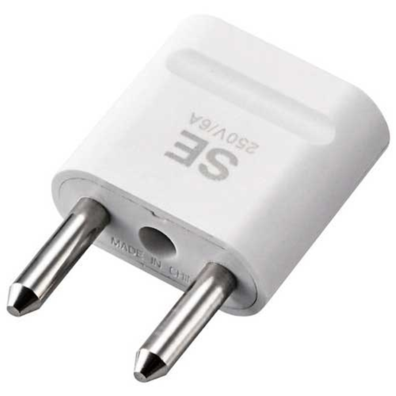 エレコム 海外用変換プラグ SEタイプ T-HPASEWH 1個（ご注文単位1個）【直送品】