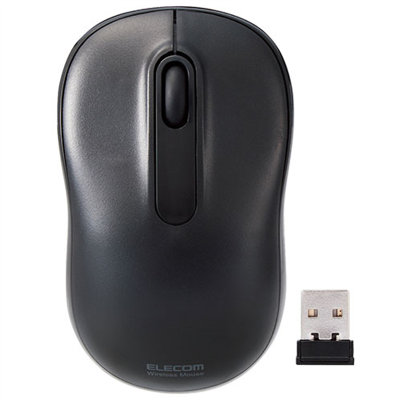 エレコム 抗菌静音無線マウス M 黒 5個 M-DY11DRSKBK 1箱（ご注文単位1箱）【直送品】