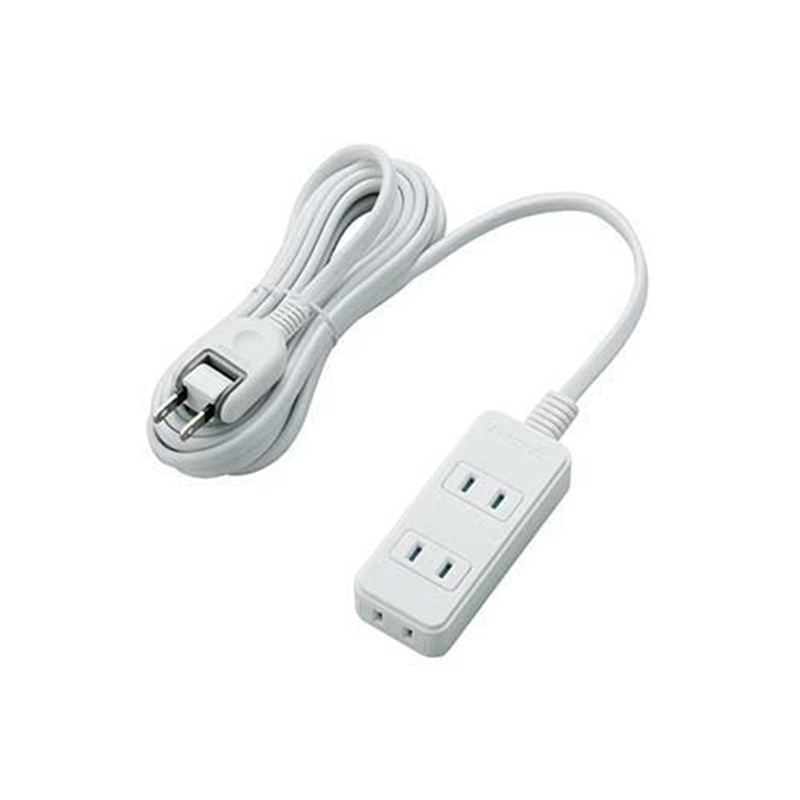 エレコム 電源タップ 3個口 3m T-ST02-22330WH 1個（ご注文単位1個）【直送品】