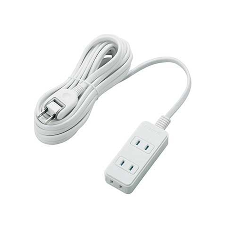 エレコム 電源タップ 3個口 5m T-ST02-22350WH 1個（ご注文単位1個）【直送品】