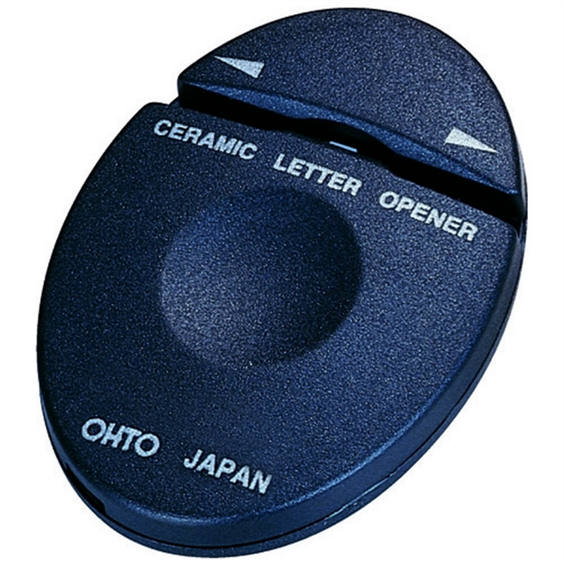 オート セラミックレターオープナー CLO-A-BK 1個（ご注文単位1個）【直送品】