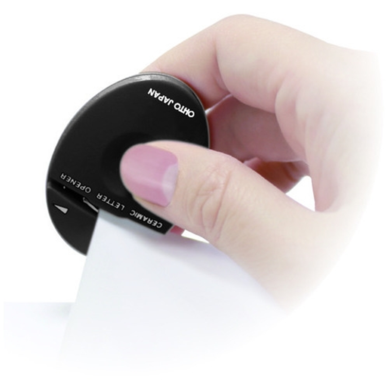 オート セラミックレターオープナー CLO-A-BK 1個(ご注文単位1個)【直送品】