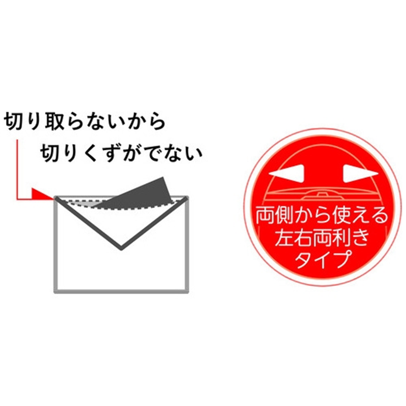 オート セラミックレターオープナー CLO-A-BK 1個(ご注文単位1個)【直送品】