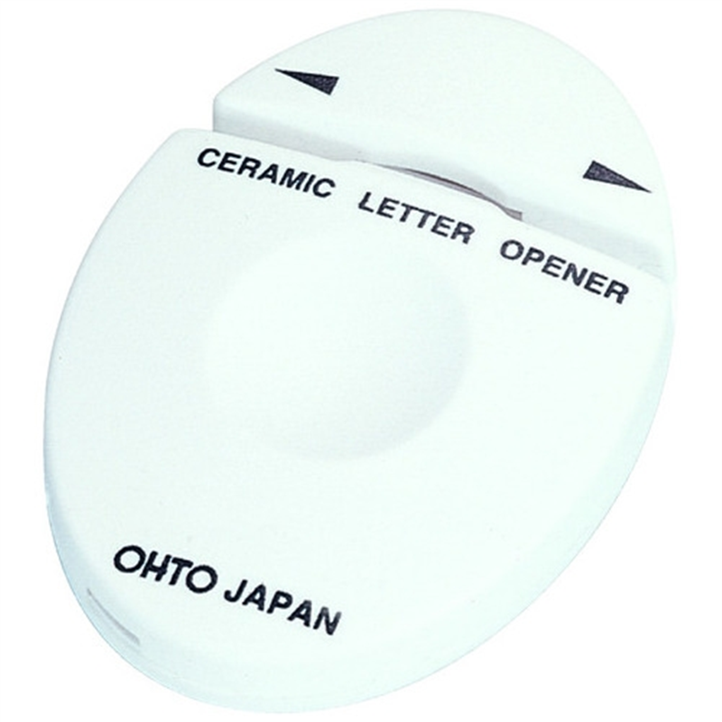 オート セラミックレターオープナー CLO-A-WT 1個（ご注文単位1個）【直送品】
