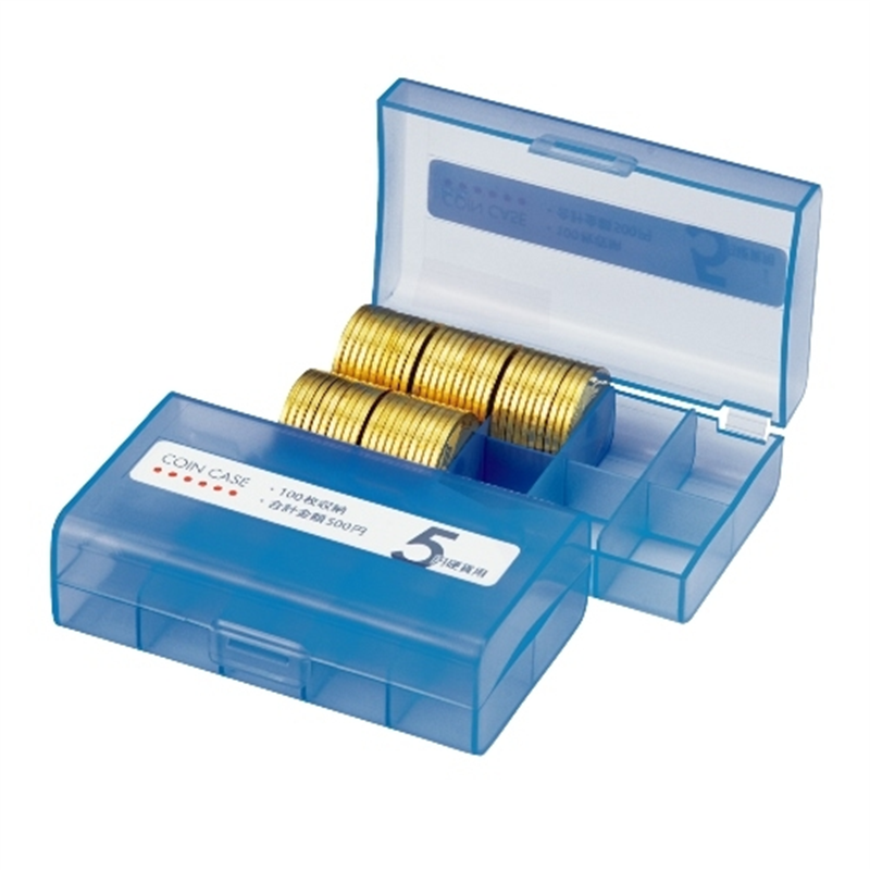 オープン工業 コインケース M-5W 5円用 収納100枚 1個（ご注文単位1個）【直送品】