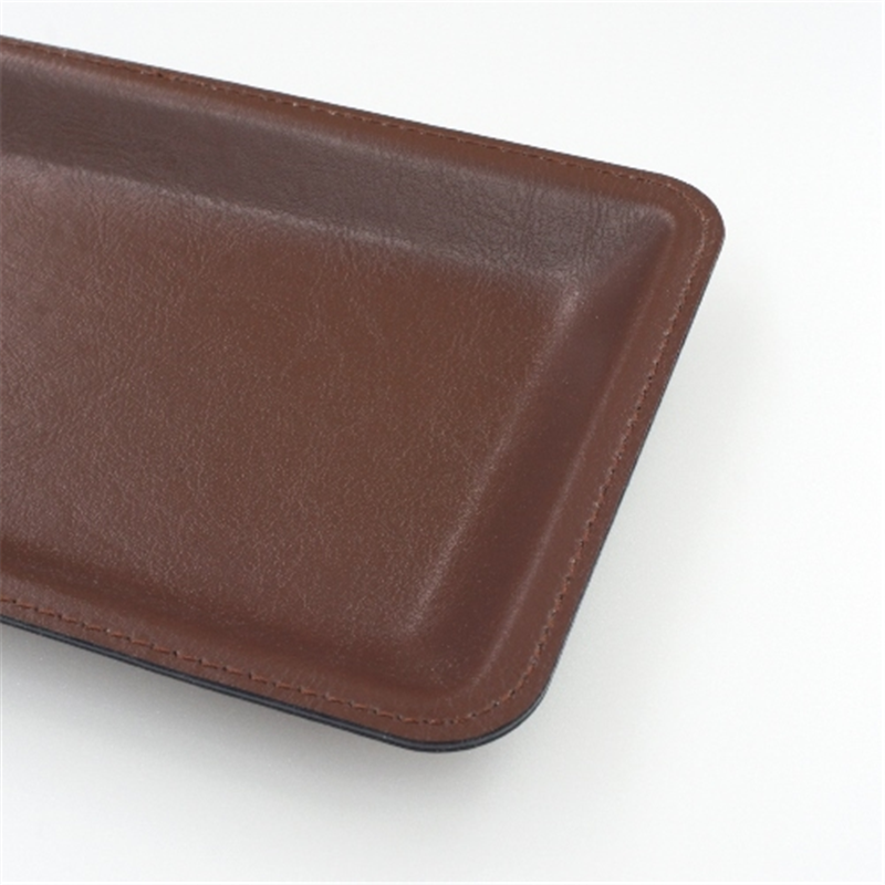 オープン工業 レザー調カルトン 茶 KN-52 1個(ご注文単位1個)【直送品】