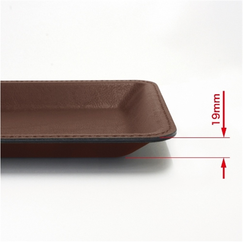 オープン工業 レザー調カルトン 茶 KN-52 1個(ご注文単位1個)【直送品】