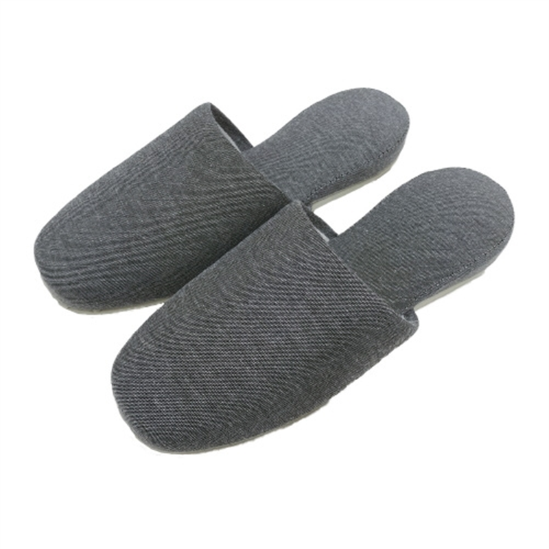 オーミケンシ シャンブレースリッパ グレー 1個（ご注文単位1個）【直送品】