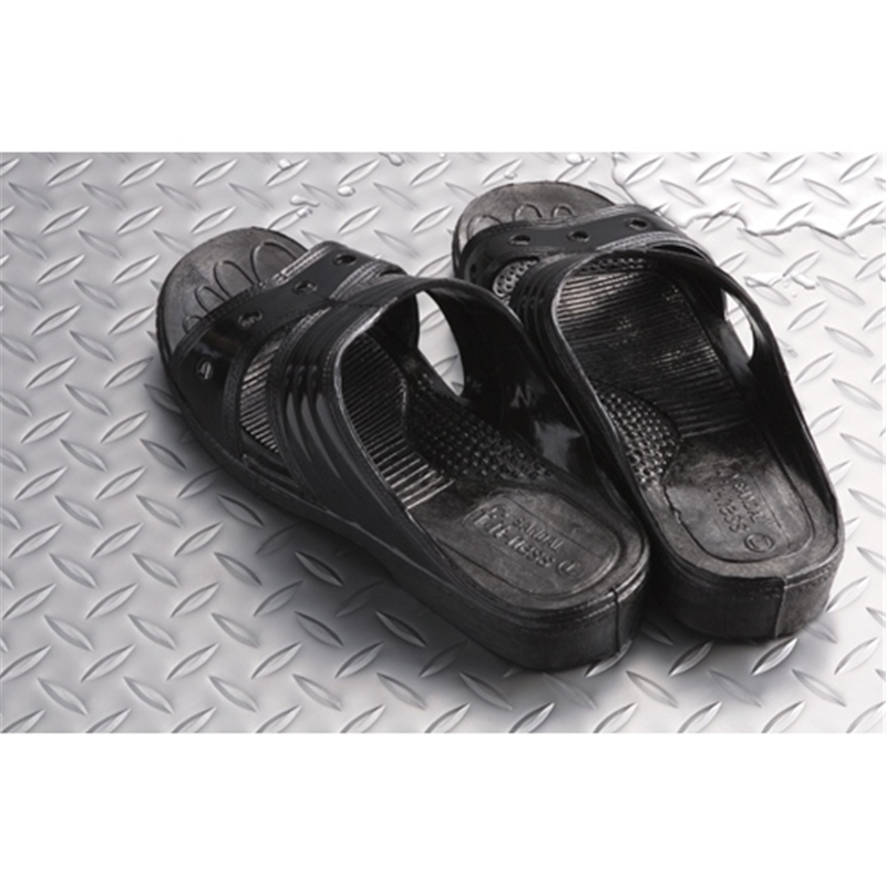 オーミケンシ フィッティングサンダルL ブラック12800019 1個（ご注文単位1個）【直送品】