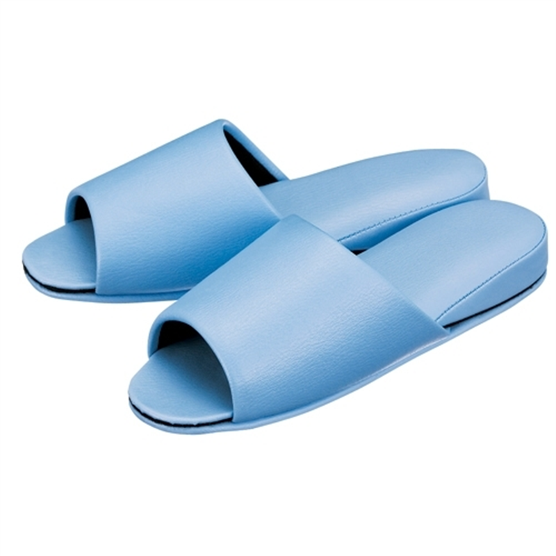 オーミケンシ 前開スリッパ 10足 青 10835356 1個（ご注文単位1個）【直送品】