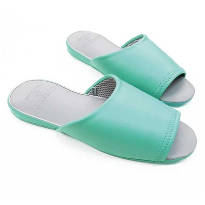 オクムラ GUEST IT 前開きスリッパL ブルー 1足 1個(ご注文単位1個)【直送品】