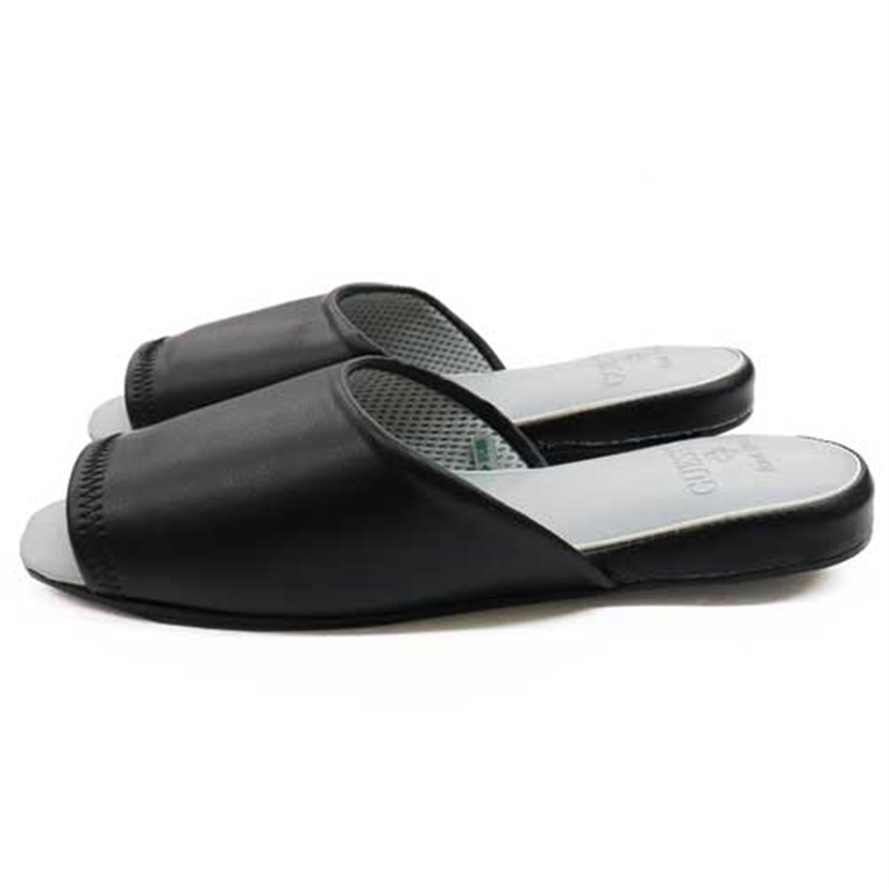 オクムラ GUEST IT 前開きスリッパM ブラック 1足 1個(ご注文単位1個)【直送品】