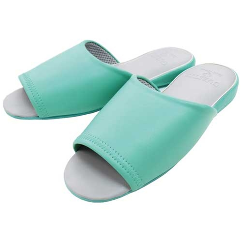 オクムラ GUEST IT 前開きスリッパM ブルー 1足 1個（ご注文単位1個）【直送品】