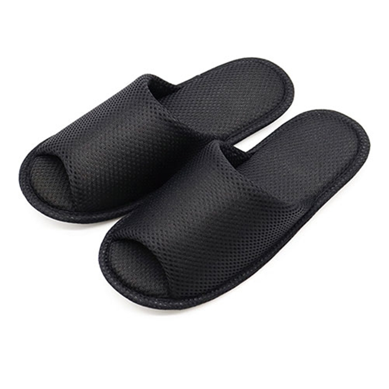 オクムラ 洗えるメッシュスリッパL ブラック 1個（ご注文単位1個）【直送品】