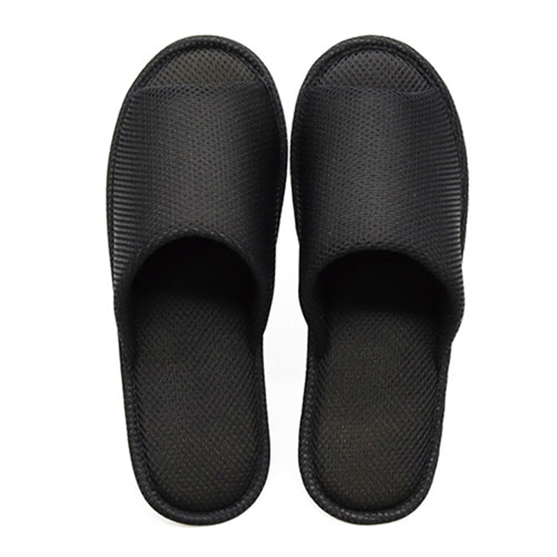 オクムラ 洗えるメッシュスリッパM ブラック 1個(ご注文単位1個)【直送品】