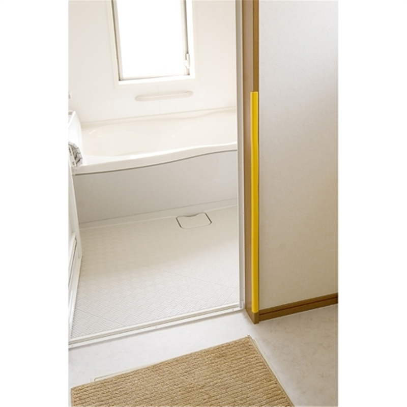 カーボーイ 安心クッション L字90cm 細 黄色 2本組 1個（ご注文単位1個）【直送品】