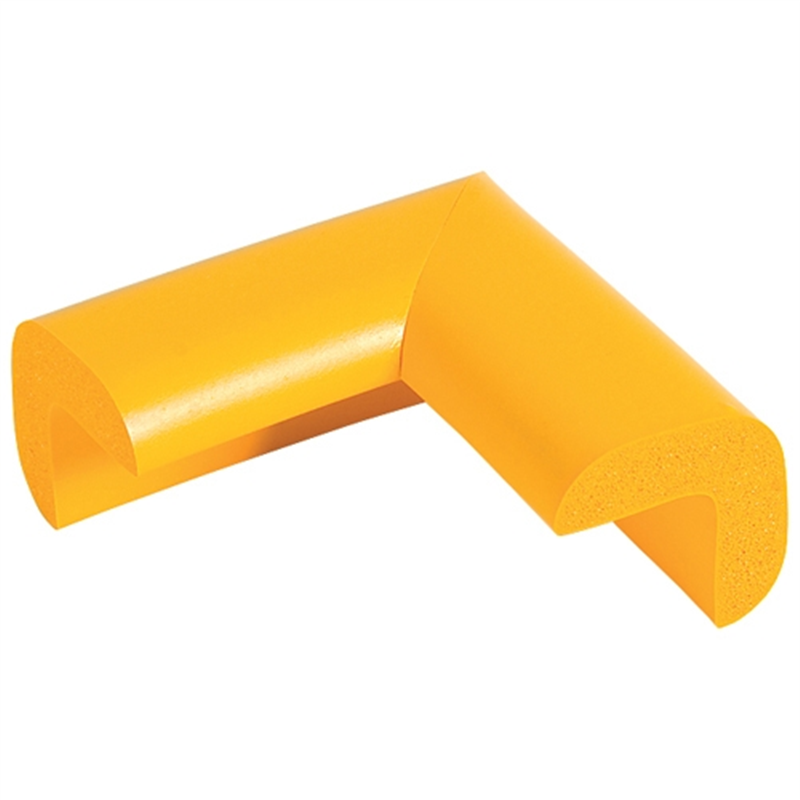 カーボーイ 安心クッション L字コーナー 細 黄色 4個組 1箱（ご注文単位1箱）【直送品】