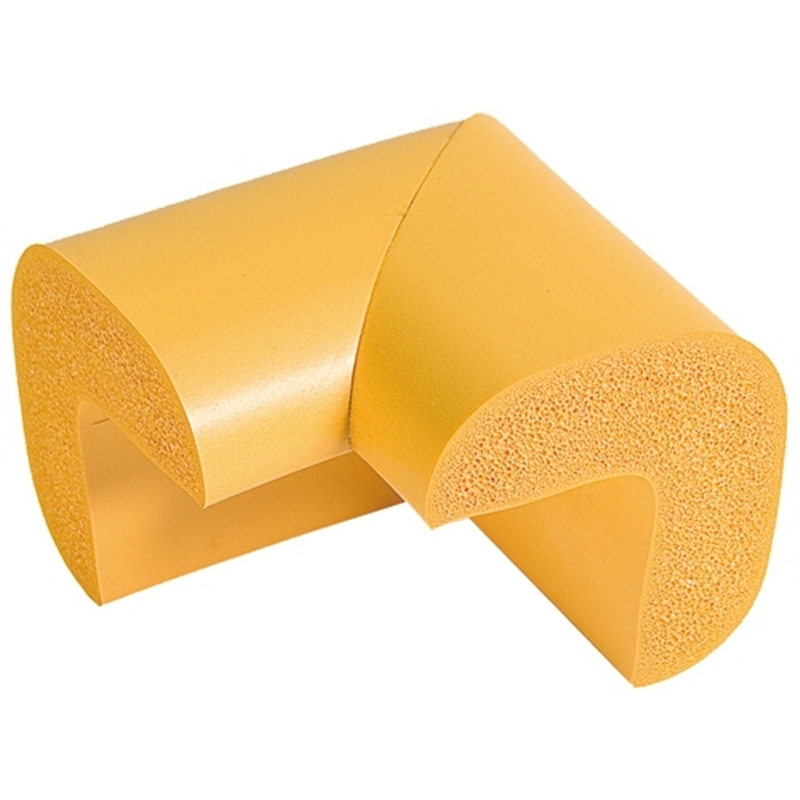 カーボーイ 安心クッション L字コーナー 大 黄 4個組 1箱（ご注文単位1箱）【直送品】