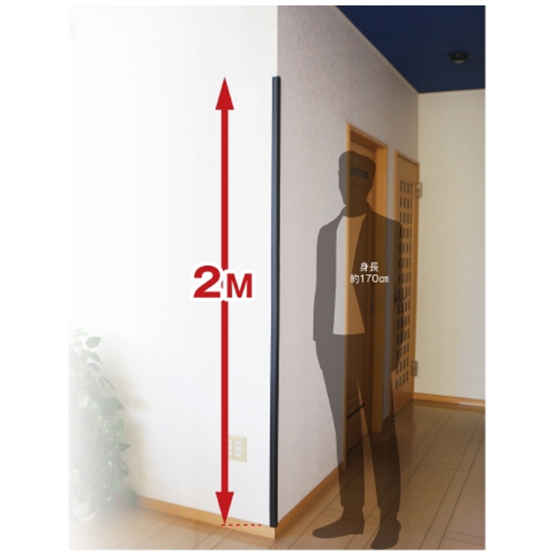 カーボーイ 安心クッションL字型 2m 小 イエロー 1個（ご注文単位1個）【直送品】