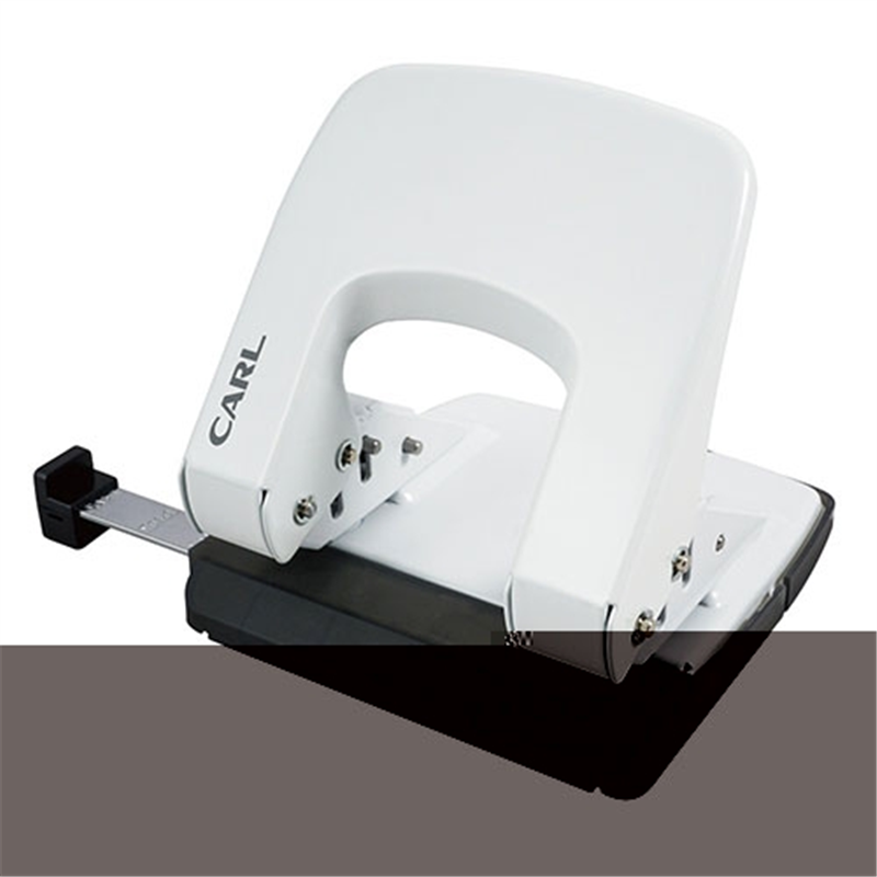 カール事務器 2穴パンチ アリシス LPN-35-W ホワイト 1個（ご注文単位1個）【直送品】