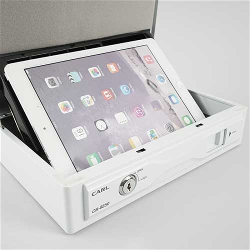 カール事務器 キャッシュボックス CB-8850-W ホワイト 1個(ご注文単位1個)【直送品】