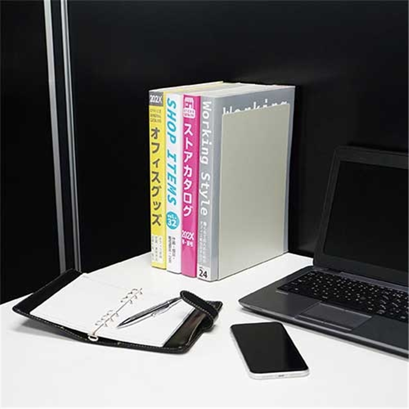 カール事務器 ブックエンド LB-77-L ライトグレー 1個（ご注文単位1個）【直送品】