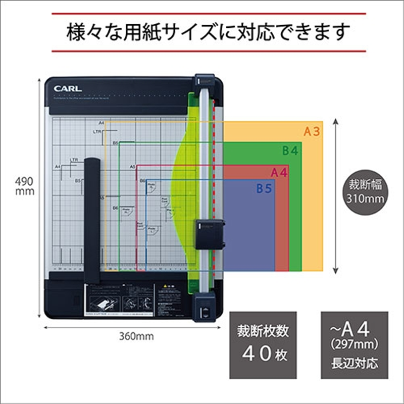 カール事務器 裁断器 ディスクカッター DC-210N A4 1個(ご注文単位1個)【直送品】