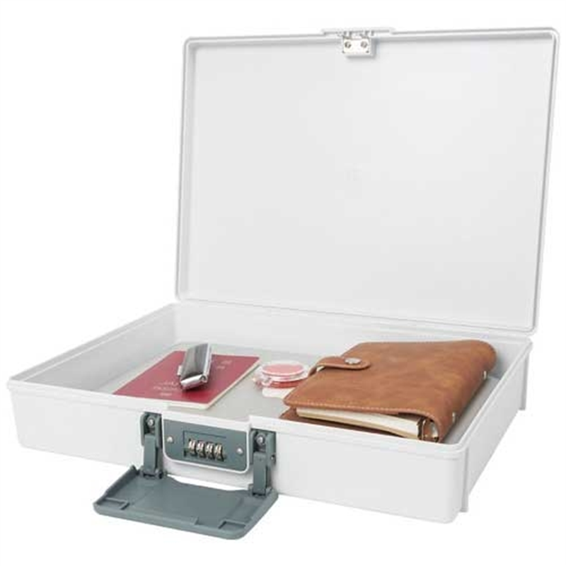 カール事務器 保管ボックス HBP-200-W ホワイト A4収納 1個(ご注文単位1個)【直送品】