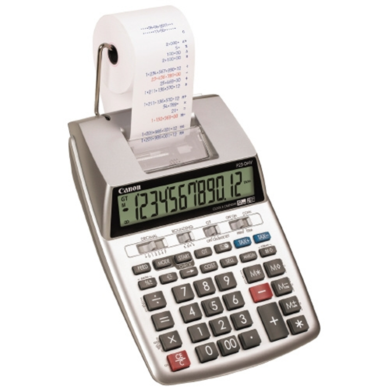 キヤノン プリンタ電卓 P23-DHV-3 1個（ご注文単位1個）【直送品】