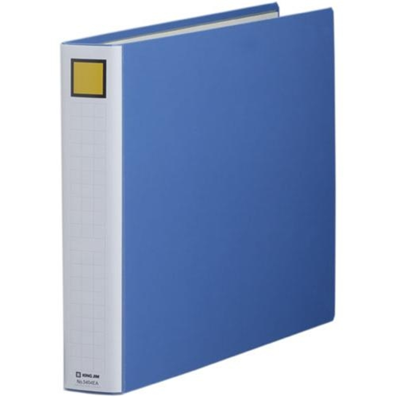 キングジム Sドッチ脱着イージー 3404EA A3E 40mm 青 1個（ご注文単位1個）【直送品】