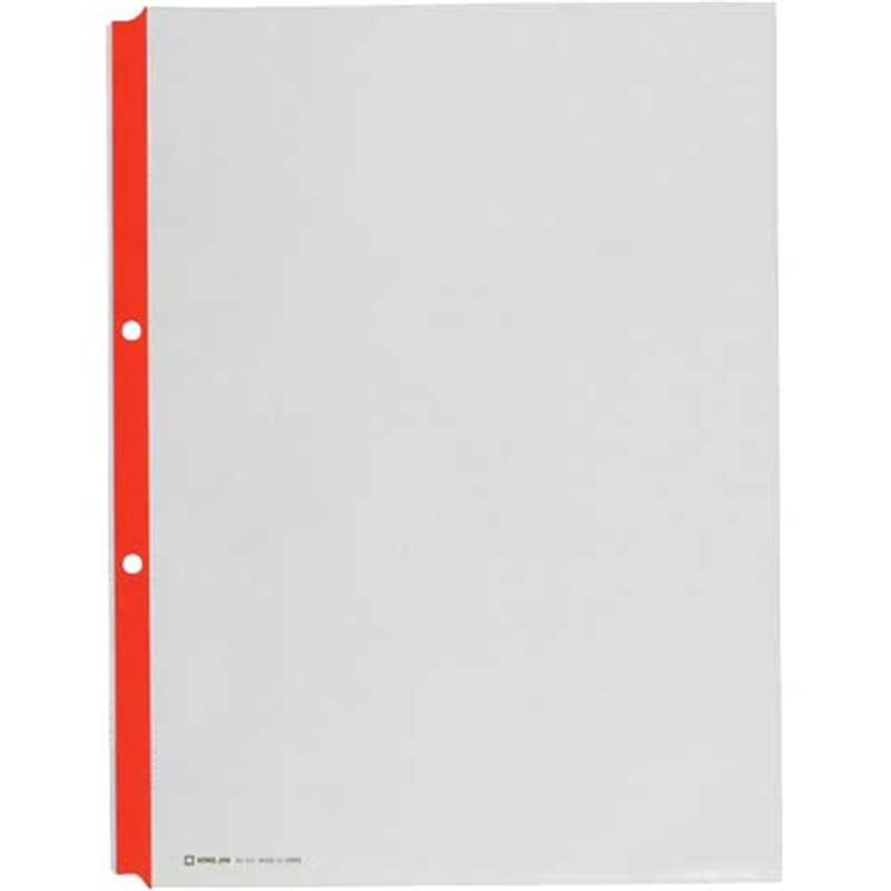 キングジム カラーガードポケット 203 A4 赤 10枚 1個（ご注文単位1個）【直送品】