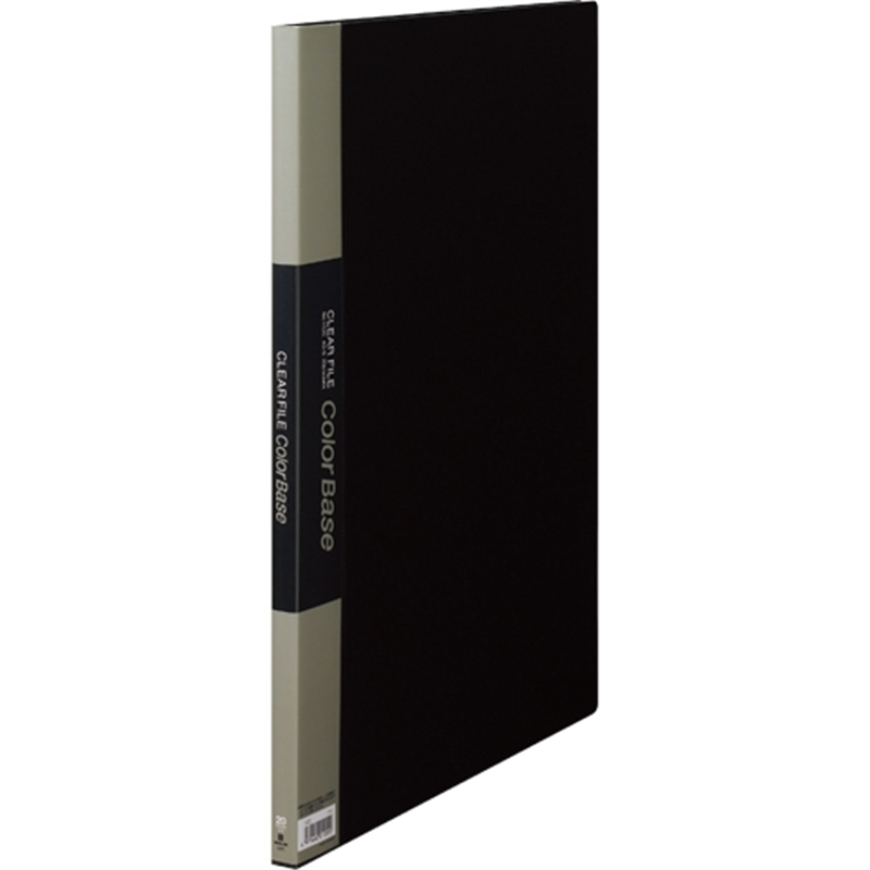 キングジム クリアーファイル 20P 152C A3S 黒 1個（ご注文単位1個）【直送品】