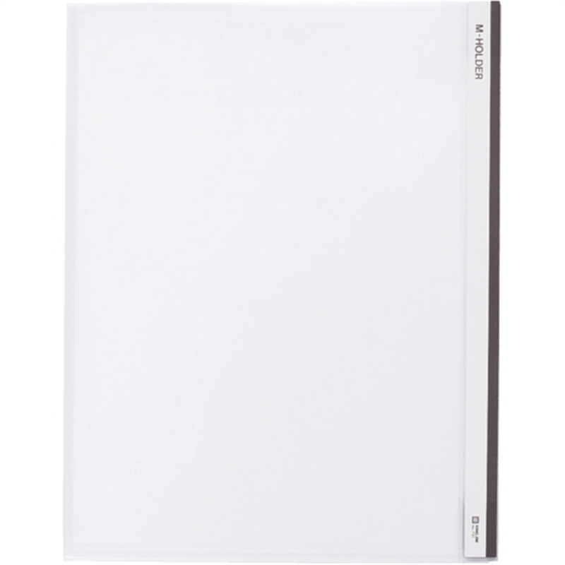 キングジム クリアホルダー Mホルダー 733 A4S 乳白 1個（ご注文単位1個）【直送品】