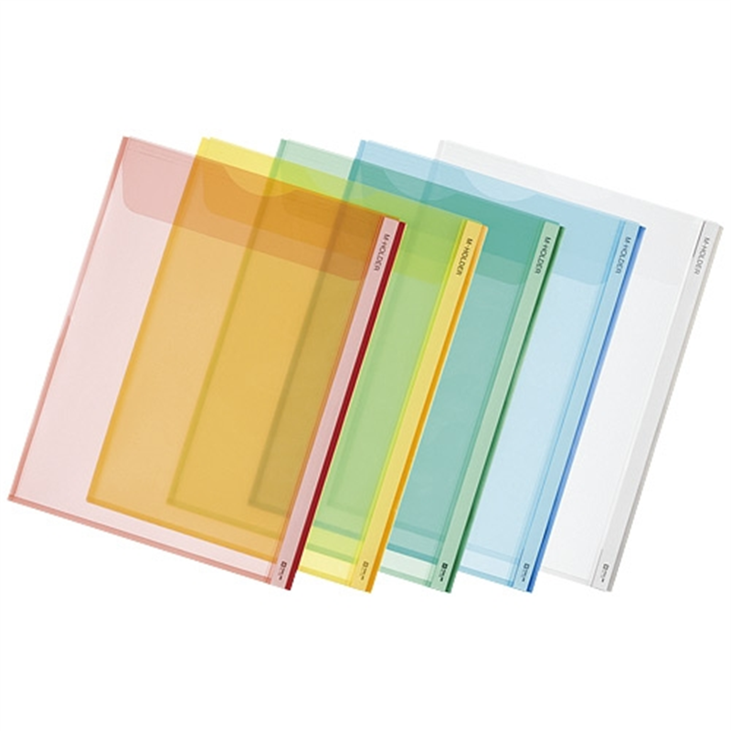 キングジム クリアホルダー Mホルダー 733 A4S 乳白 1個（ご注文単位1個）【直送品】