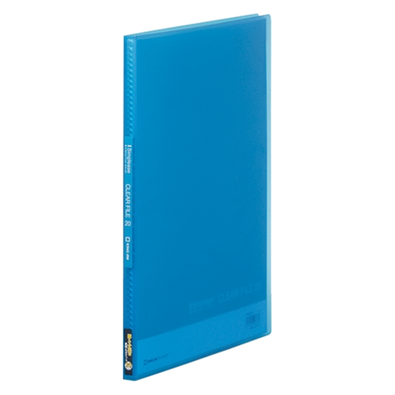 キングジム シンプリーズクリアファイル 186TSP-B 1個（ご注文単位1個）【直送品】