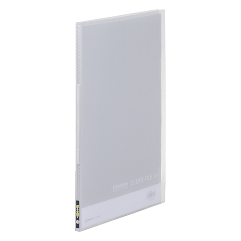 キングジム シンプリーズクリアファイル 186TSPH透明 1個（ご注文単位1個）【直送品】